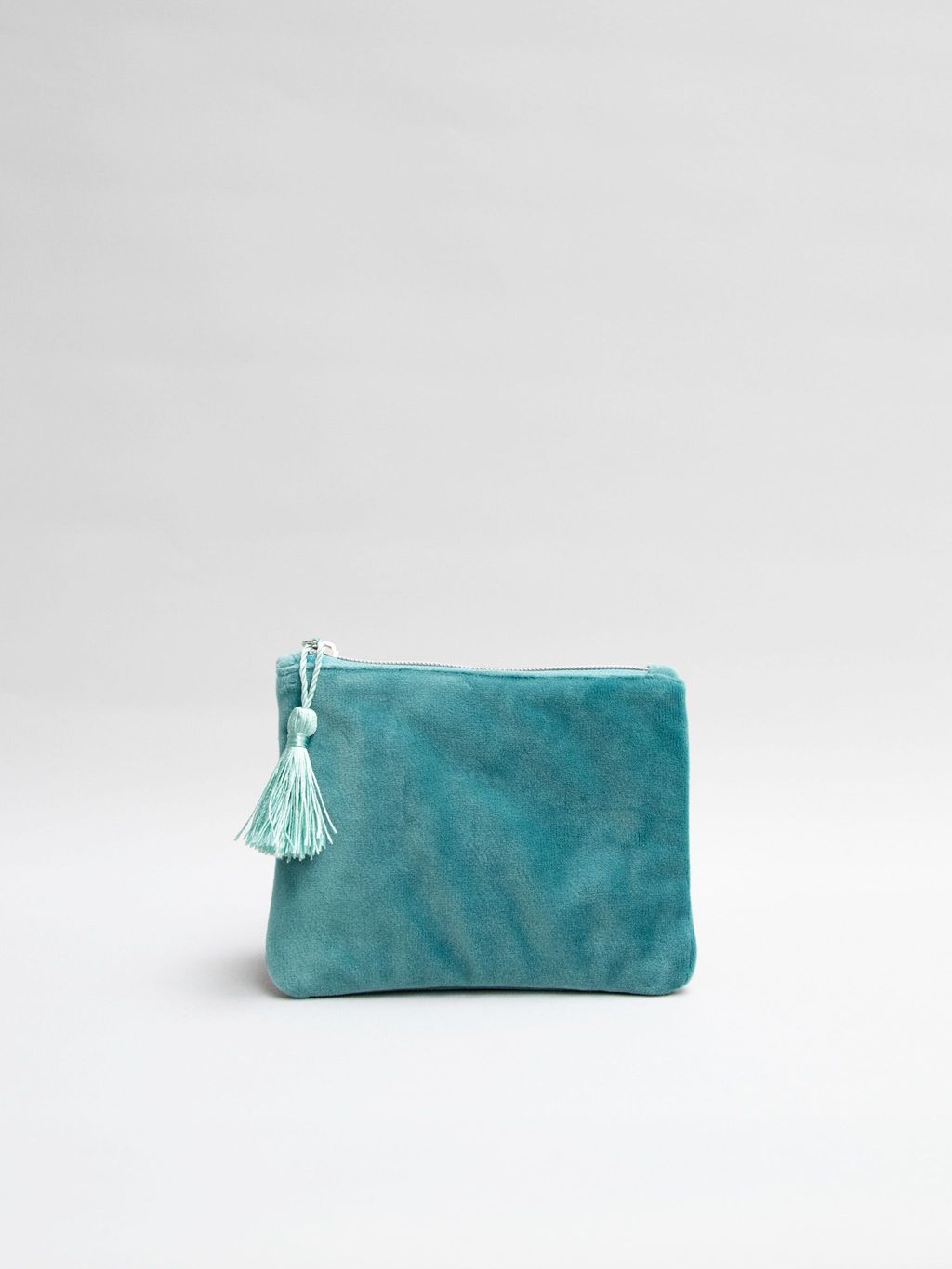 Annie Velvet Purse in Teal by Chalk UK hillyhorton